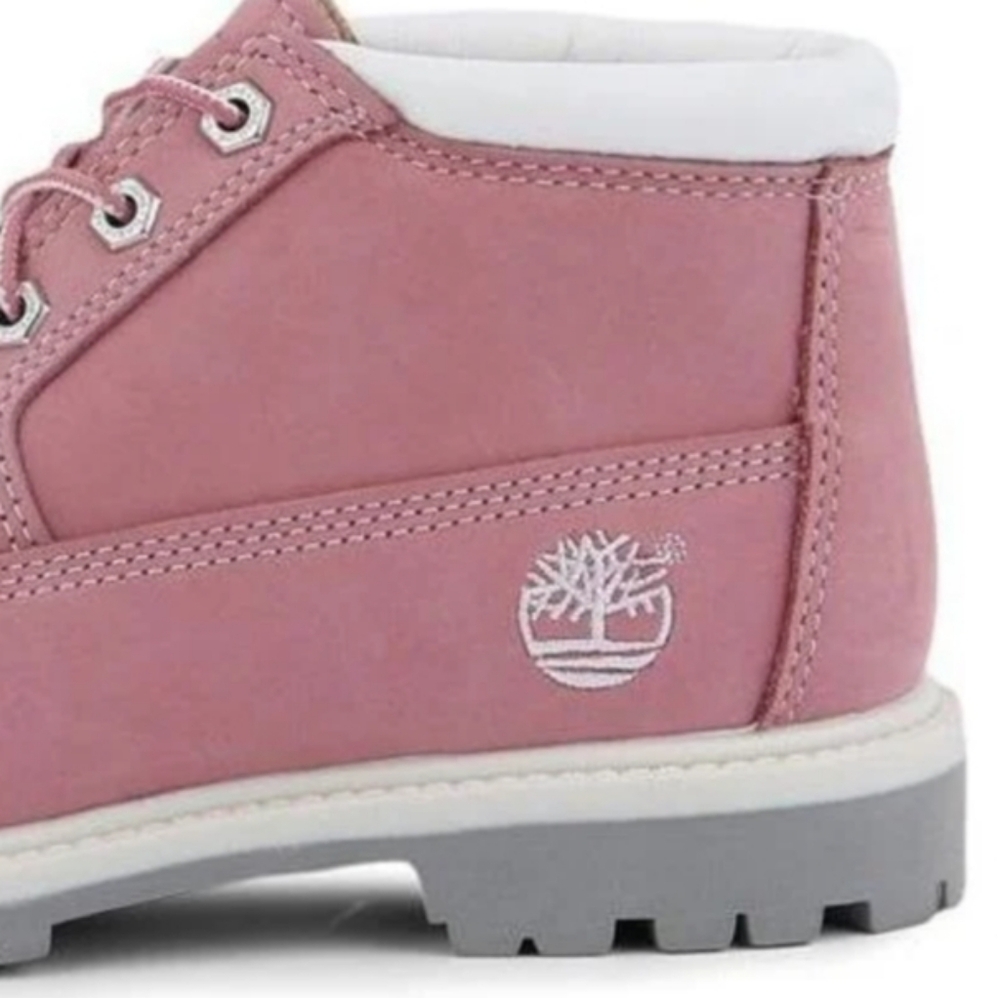 Timberland Boots, Size 7, Chukka Waterproof, Suede Leather, Pink - Picture 7 of 10